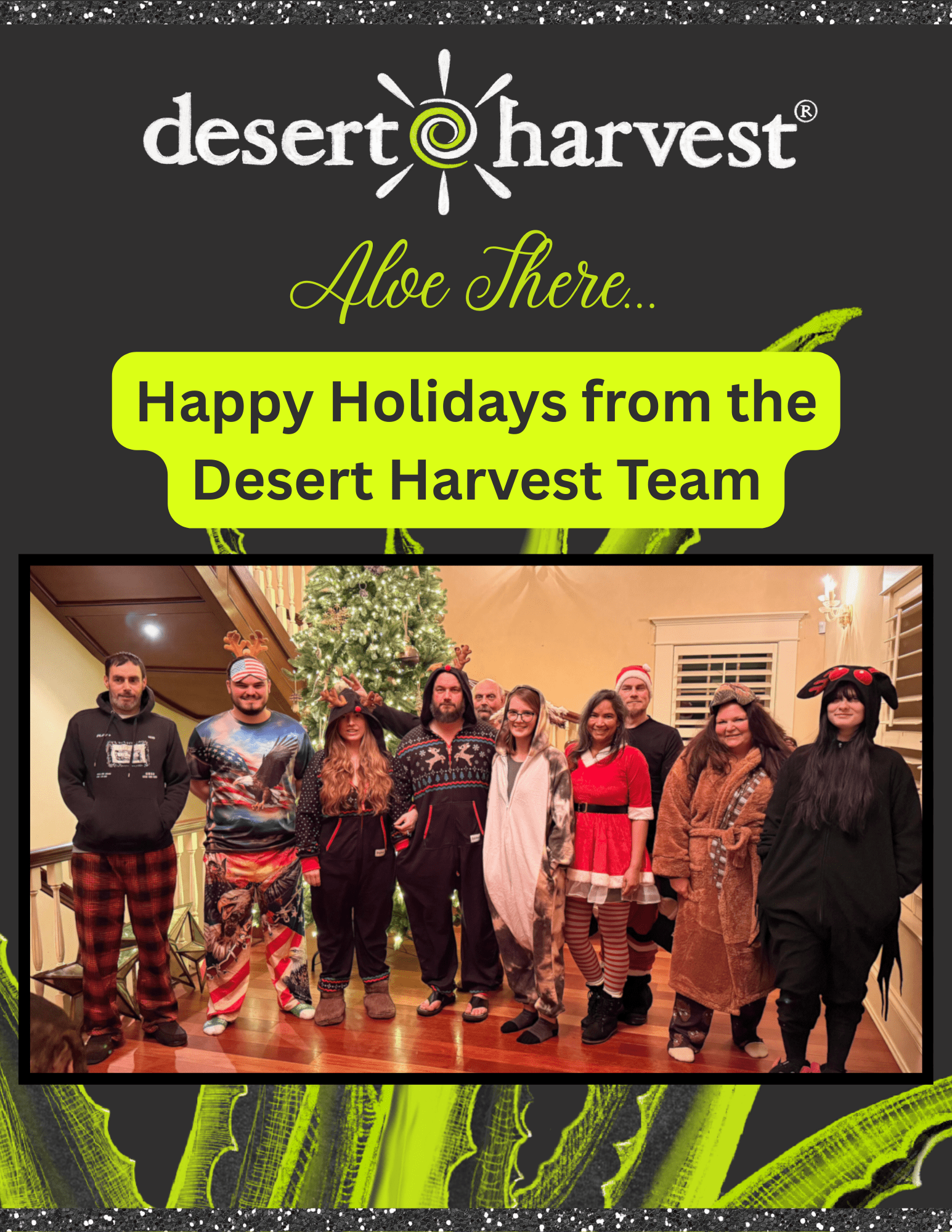 Happy Holidays from the Desert Harvest Team — group photo
