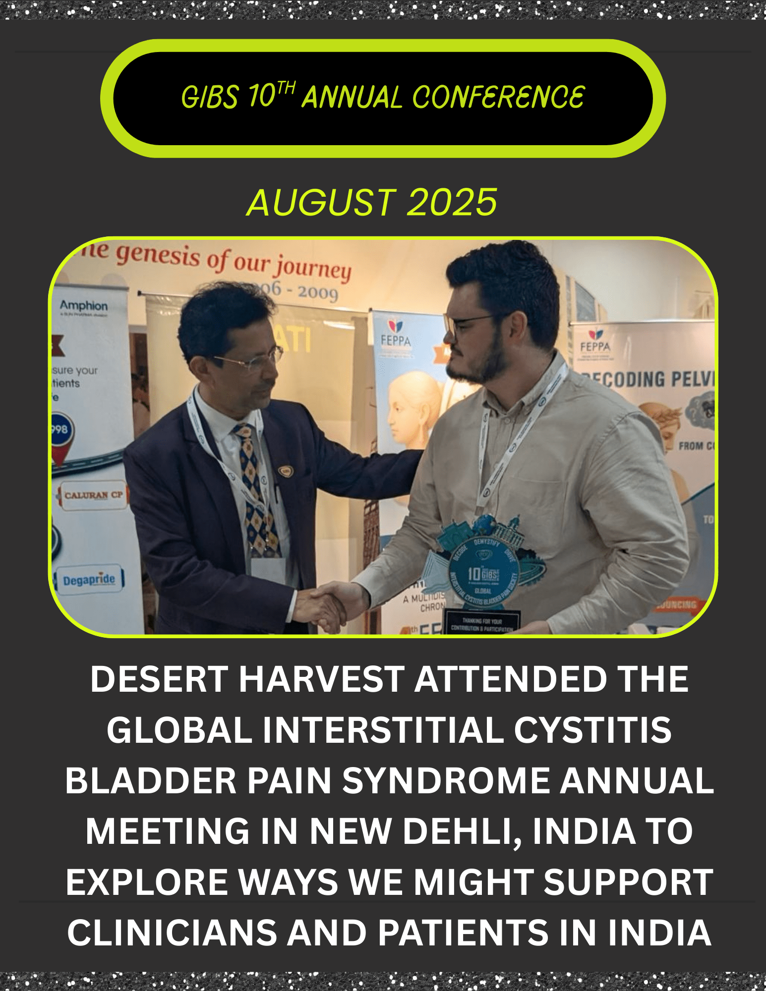August 2025 — GIBS 10th Annual Conference in New Delhi, India